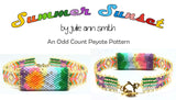 SUMMER SUNSET Skinny Mini Slider Bracelet Pattern