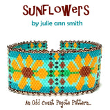 SUNFLOWERS Bracelet Pattern