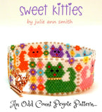SWEET KITTIES Bracelet Pattern