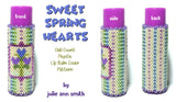 SWEET SPRING HEARTS Lip Balm Cover Pattern