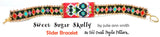 SWEET SUGAR SKULLY Slider Bracelet Pattern