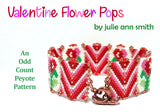 VALENTINE FLOWER POPS Bracelet Pattern
