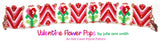 VALENTINE FLOWER POPS Bracelet Pattern