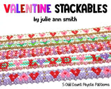 VALENTINE STACKABLES Bracelet Pattern