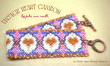 VINTAGE HEART CAMEOS Bracelet Pattern