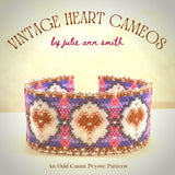 VINTAGE HEART CAMEOS Bracelet Pattern