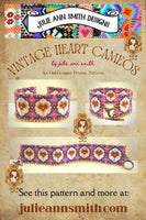 VINTAGE HEART CAMEOS Bracelet Pattern