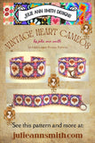 VINTAGE HEART CAMEOS Bracelet Pattern