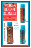 WARM SERAPE BLANKET Lip Balm Cover Pattern