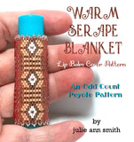 WARM SERAPE BLANKET Lip Balm Cover Pattern