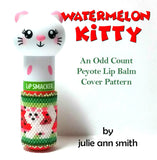WATERMELON KITTY Lip Balm Cover Pattern