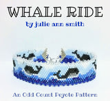 WHALE RIDE/RAINBOW WHALE RIDE Skinny Mini Bracelet Pattern