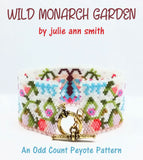 WILD MONARCH GARDEN Bracelet Pattern