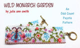WILD MONARCH GARDEN Bracelet Pattern