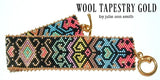 WOOL TAPESTRY GOLD Bracelet Pattern
