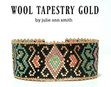 WOOL TAPESTRY GOLD Bracelet Pattern