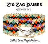 ZIG ZAG DAISIES Bracelet Pattern
