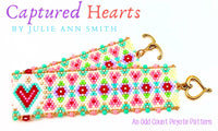 CAPTURED HEARTS Bracelet Pattern