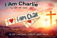I AM CHARLIE Odd Count Peyote Bracelet