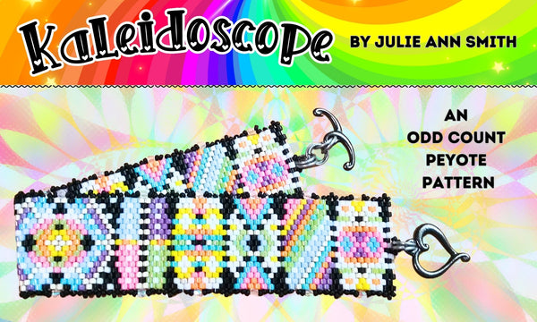 Kaleidoscope bracelet and pendant with bunacord | PurePurnot | Flickr