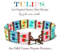 TULIPS Skinny Mini Bracelet Pattern
