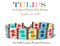 TULIPS Skinny Mini Bracelet Pattern