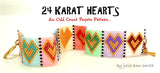 24 KARAT HEARTS Bracelet Pattern
