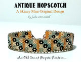 ANTIQUE HOPSCOTCH Skinny Mini Bracelet Pattern