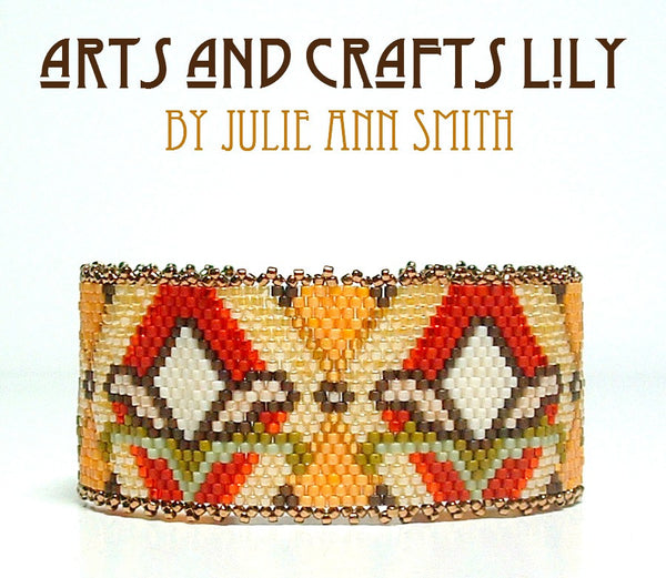 ARTS AND CRAFTS LILY Bracelet Pattern