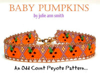 BABY PUMPKINS Skinny Mini Bracelet Pattern