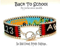 BACK TO SCHOOL Skinny Mini Bracelet Pattern