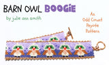 BARN OWL BOOGIE Bracelet and Brick Stitch Pattern