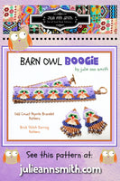 BARN OWL BOOGIE Bracelet and Brick Stitch Pattern