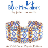 BLUE MEDITATIONS Bracelet Pattern