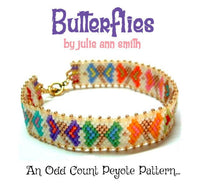 BUTTERFLIES Skinny Mini Bracelet Pattern