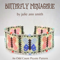BUTTERFLY MENAGERIE Bracelet Pattern