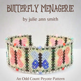 BUTTERFLY MENAGERIE Bracelet Pattern
