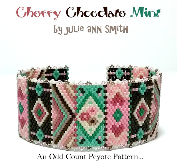 CHERRY CHOCOLATE MINT Bracelet Pattern