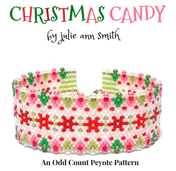 CHRISTMAS CANDY Bracelet Pattern