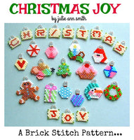 CHRISTMAS JOY Brick Stitch Pattern