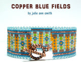 COPPER BLUE FIELDS Bracelet Pattern