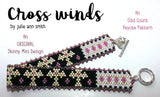 CROSS WINDS Skinny Mini Bracelet Pattern