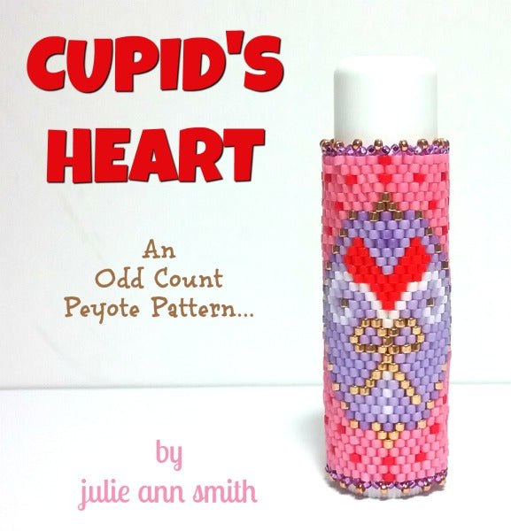 CUPID'S HEART Lip Balm Cover Pattern