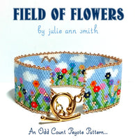 FIELD OF FLOWERS Bracelet Pattern
