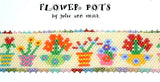 FLOWER POTS Bracelet Pattern
