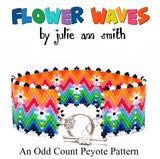 FLOWER WAVES Bracelet Pattern