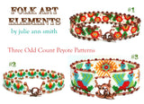 FOLK ART ELEMENTS Bracelet Pattern