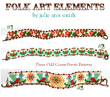 FOLK ART ELEMENTS Bracelet Pattern