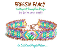 FREESIA FANCY Skinny Mini Bracelet Pattern