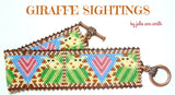 GIRAFFE SIGHTINGS Bracelet Pattern